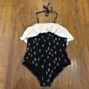 Eberjey one piece swimsuit ruffle trim